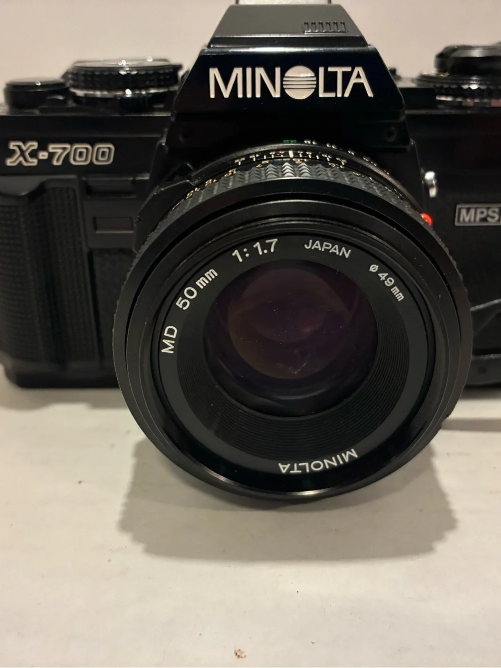 X-700 35mm SLR Camera in Black with 50mm f/1.7 Lens
